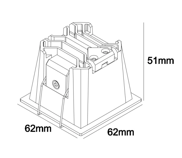 Square LED Downlight , Smart LED Downlight , Glare-Free Downlight Supplier | Sincerelux